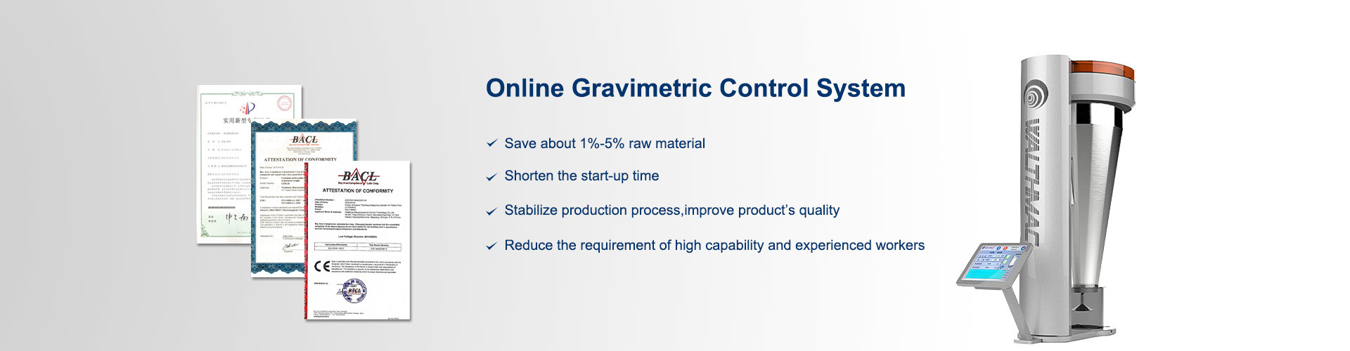 Chất lượng Hệ thống cho ăn trọng lượng nhà máy sản xuất