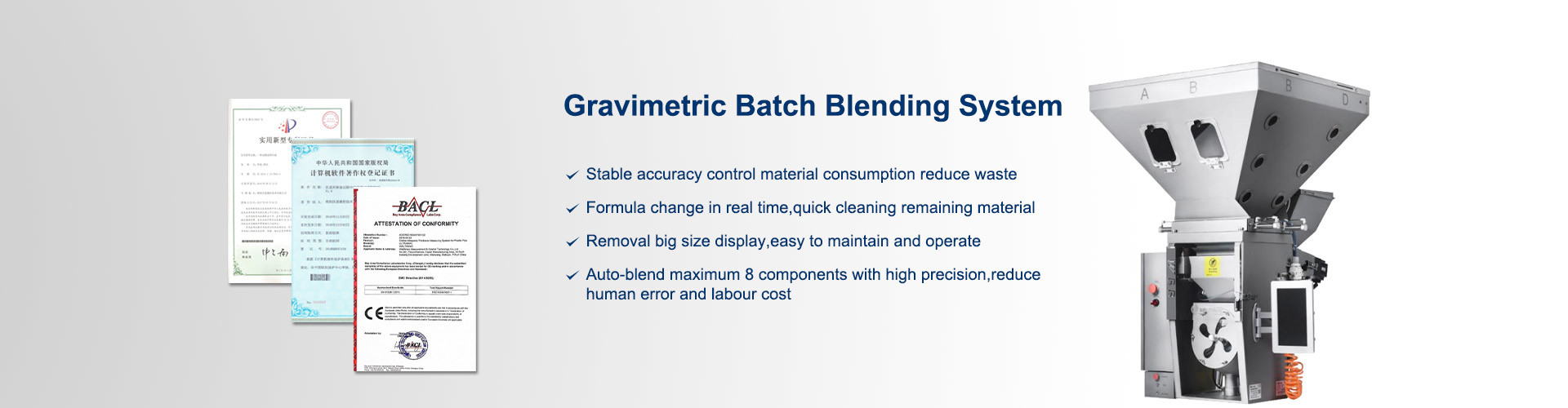 Chất lượng Hệ thống cho ăn trọng lượng nhà máy sản xuất